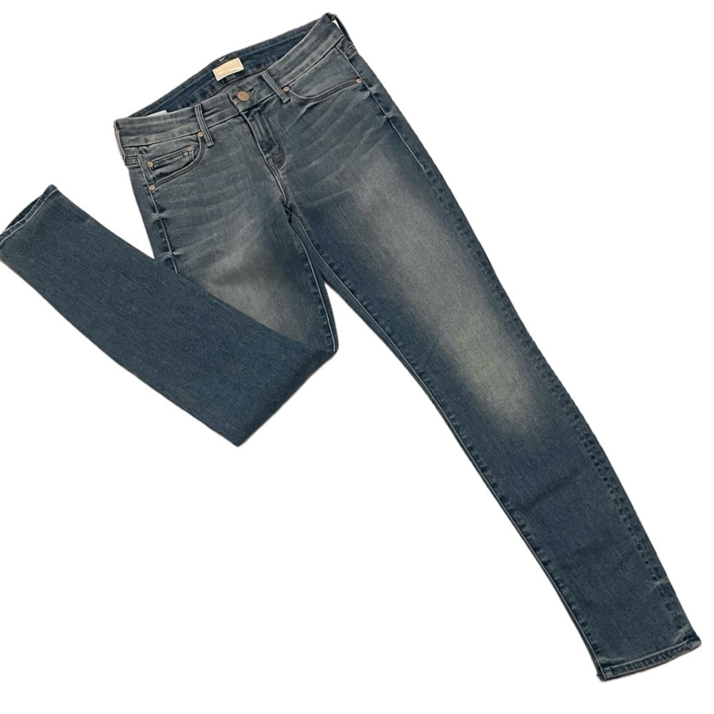 MOTHER The Looker Skinny Ankle Denim Jean in Wild & Sweet Wash Women’s 25